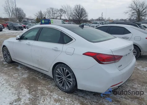2015 Hyundai Genesis 3.8 из США, поврежденный, VIN KMHGN4JE8FU073311